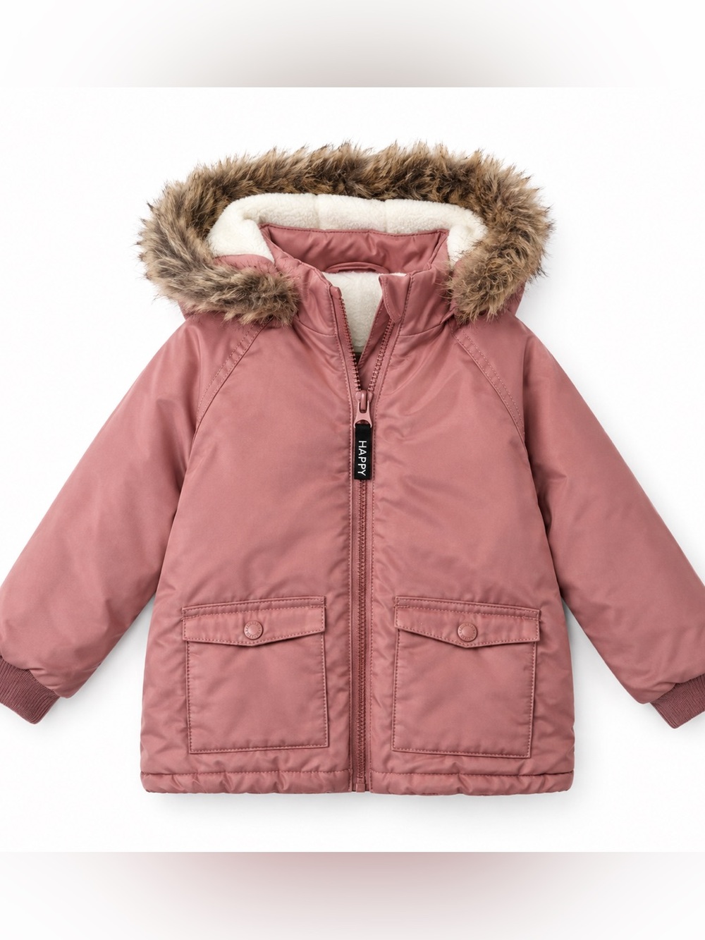 H&M Toddler Girls Fleece-lined Jacket